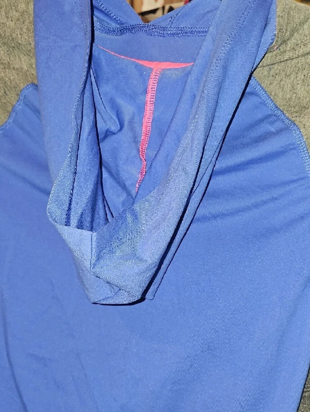 SO 'Stay Strong' Athletic Long Sleeve Tee & Pants Set - Blue, Gray, Pink Size 12